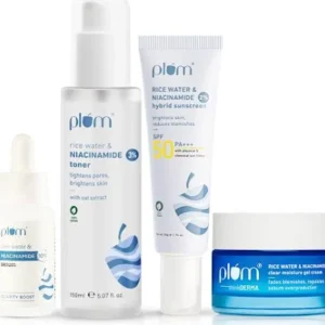 Niacinamide Toner, Serum, Gel Moisturizer, Sunscreen